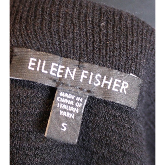 Eileen Fisher Horizontal Rib Knit Mini Skirt Wool Blend Size S - Picture 3 of 4